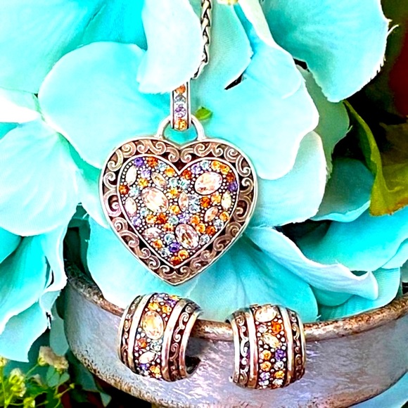 ⭐️SOLD⭐️Brighton CRYSTAL VOYAGE crystal Necklace Bracelet Earrings - Picture 3 of 16